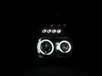 Thumbnail for ANZO 2008-2010 Ford F-250 Projector Headlights w/ Halo Black (CCFL)