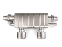 Thumbnail for Akrapovic 16-17 Porsche 911 Carrera S/4/4S/GTS (991.2) Slip-On Line (Titanium) w/ Titanium Tips