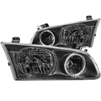 Thumbnail for ANZO 2000-2001 Toyota Camry Crystal Headlights w/ Halo Black