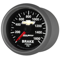 Thumbnail for Autometer Performance Parts 52mm 0-1600 PSI Brake Pressure COPO Camaro Gauge Pack