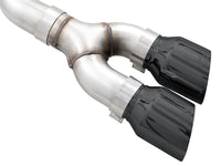 Thumbnail for AWE 0FG 21+ Ford F150 Dual Side Exit Cat-Back Exhaust - 4.5in Diamond Black Tips