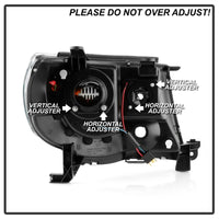 Thumbnail for Spyder Toyota Tacoma 05-11 V2 High-Power LED Headlights - Black PRO-YD-TT05PL-BK