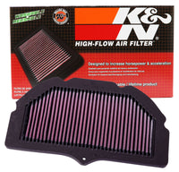Thumbnail for K&N 00-03 Suzuki GSXR6GSXR750 750 / 01-04 GSXR1000 1000 / 01-03 GSXR600 600 Replacement Air Filter