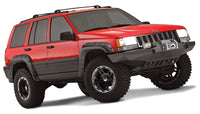 Thumbnail for Bushwacker 93-98 Jeep Grand Cherokee Cutout Style Flares 4pc - Black