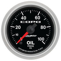 Thumbnail for Autometer 52mm 100 PSI Digital Oil Pressure Gauge Chevrolet COPO Camaro