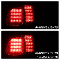 Thumbnail for Spyder Lexus GS 300/400 98-05 LED Tail Lights Red Clear ALT-YD-LGS98-LED-RC