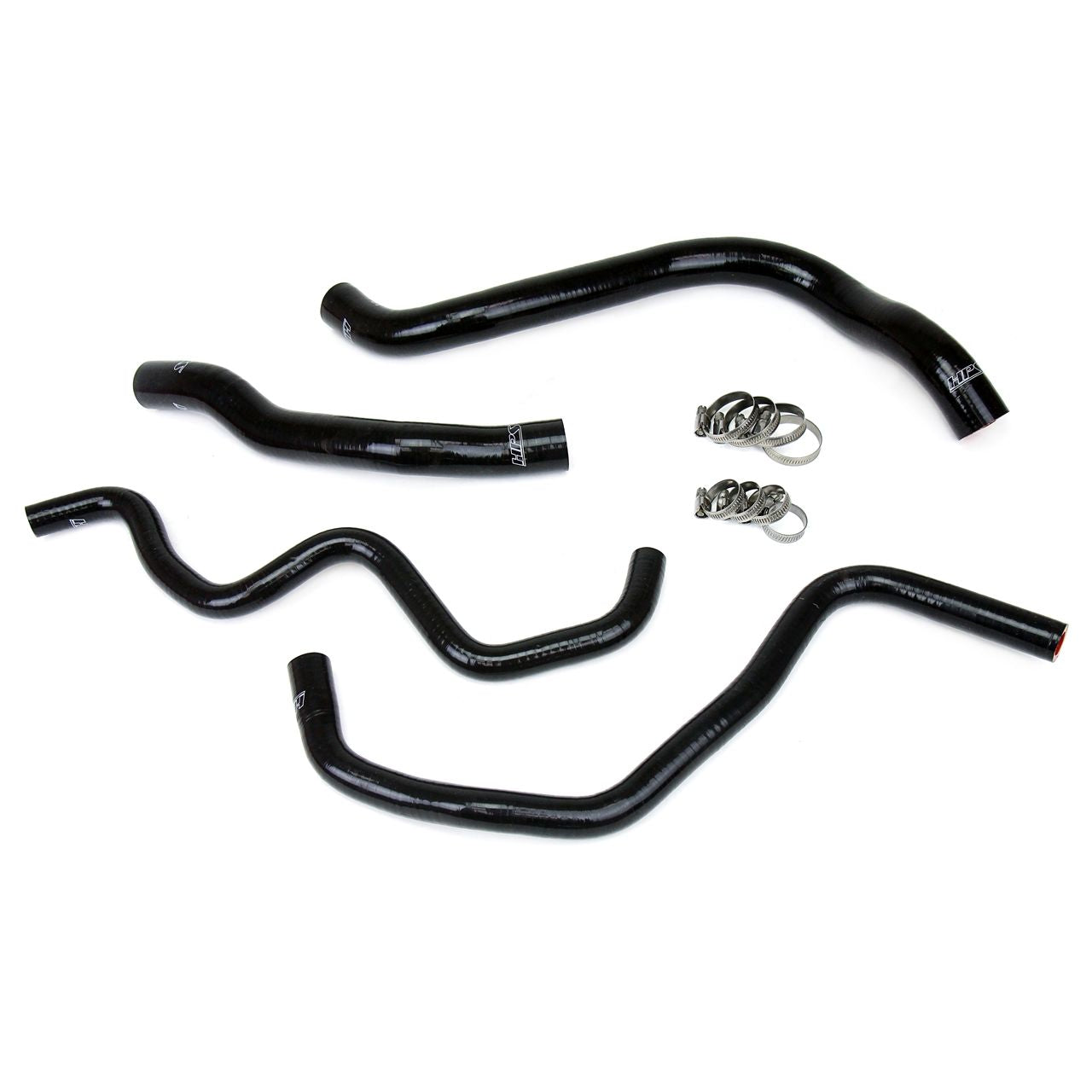 HPS Black Reinforced Silicone Radiator + Heater Hose Kit for Acura 10-14 TSX 3.5L V6 LHD