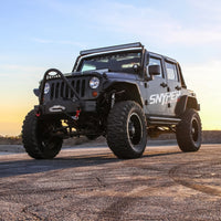 Thumbnail for Westin/Snyper 07-17 Jeep Wrangler Unlimited Triple Tube Rock Rail Steps - Textured Black