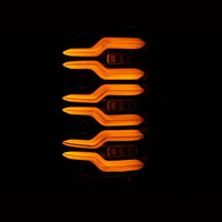 Thumbnail for AlphaRex 14-18 GMC Sierra 1500/2500HD/3500HD LUXX-Series LED Tail Lights Alpha-Blk Actv Lgt Seq. Sig