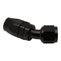 Thumbnail for DeatschWerks 10AN Female Flare Swivel 30-Degreehose End CPE - Anodized Matte Black
