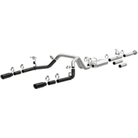 Thumbnail for MagnaFlow 11-19 Chevrolet Silverado 2500/3500 HD V8-6.0L Dual Split Cat-Back Exhaust w/Black Tips