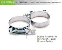 Thumbnail for DV8 Offroad Fire Extinguisher Mount Clamps - Small