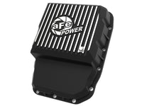 Thumbnail for aFe Transmission Pan (Black w/ Machined Fins) 13-19 Dodge Diesel Trucks L6-6.7L (td)