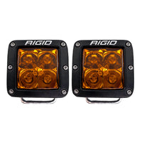 Thumbnail for Rigid Industries D-Series Spot w/ Amber PRO Lens (Pair)