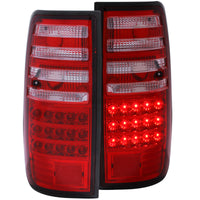 Thumbnail for ANZO 1991-1997 Toyota Land Cruiser Fj LED Taillights Red/Clear