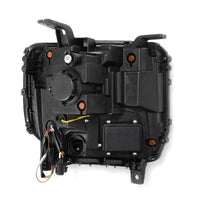 Thumbnail for AlphaRex 14-18 GMC Sierra PRO-Series Proj Headlights Plank Style Black w/Activ Light/Seq Signal/DRL