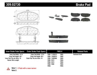 Thumbnail for StopTech Performance 93-00 Honda Civic DX w/ Rr Drum Brakes Front Brake Pads