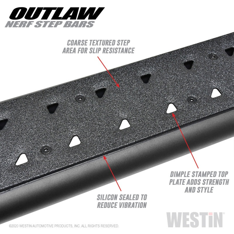 Westin Jeep Gladiator Nerf Step Bars Black