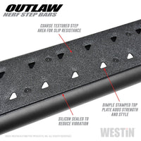 Thumbnail for Westin Jeep Gladiator Nerf Step Bars Black