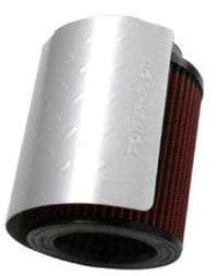 Thumbnail for Injen Power-Flow Diamond Plate Heat Shield w/ clear coat Fits 3.00 3.50 Polished