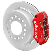 Thumbnail for Wilwood Ford Explorer 8.8in Rear Axle Dynapro Disc Brake Kit 11in Rotor -Red Caliper