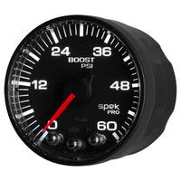 Thumbnail for Autometer Spek-Pro 52.4mm 0-60 PSI Digital Stepper Motor Boost Gauge