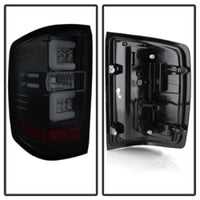 Thumbnail for Spyder Chevy Silverado 16-17 Light Bar LED Tail Lights - Black Smoke ALT-YD-CS16-LED-BSM