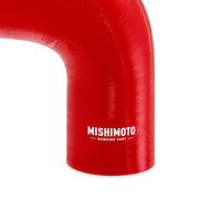 Thumbnail for Mishimoto Silicone Reducer Coupler 90 Degree 2.5in to 3.5in - Red