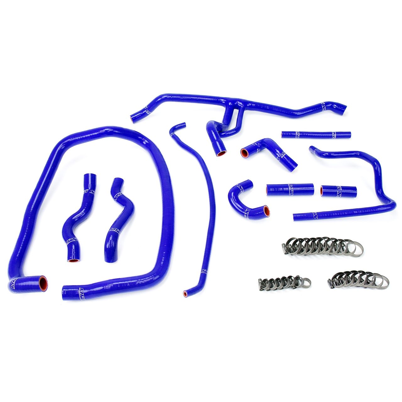 HPS Blue Reinforced Silicone Heater Hose Kit Coolant for BMW 96-99 E36 M3 Left Hand Drive