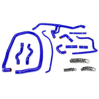 Thumbnail for HPS Blue Reinforced Silicone Heater Hose Kit Coolant for BMW 96-99 E36 M3 Left Hand Drive
