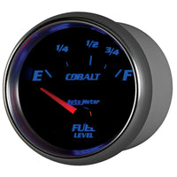 Thumbnail for AutoMeter Gauge Fuel Level 2-5/8in. 73 Ohm(e) to 10 Ohm(f) Elec Cobalt