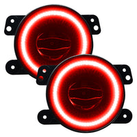 Thumbnail for Oracle Jeep Wrangler JK/JL/JT High Performance W LED Fog Lights - Red SEE WARRANTY