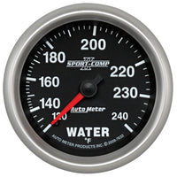 Thumbnail for AutoMeter Gauge Water Temp 2-5/8in. 120-240 Deg. F Mechanical Sport-Comp II