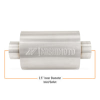 Thumbnail for Mishimoto Universal Resonator with 2.5in Inlet/Outlet - Brushed