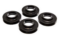 Thumbnail for Energy Suspension 97-06 Jeep Wrangler TJ / 84-01 Cherokee Black Fr/Rear Coil Lift Isolator Set of 4