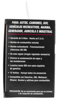 Thumbnail for K&N Performance Electric Fuel Pump 4-7 PSI