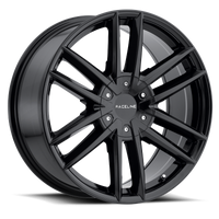 Thumbnail for Raceline 158B Impulse 20x8.5in / 6x120/6x139.7 BP / 15mm Offset / 78.1mm Bore - Gloss Black Wheel
