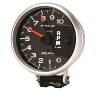 Thumbnail for AutoMeter Gauge Tachometer 5in. 10K RPM Pedestal W/ Red Line Sport-Comp