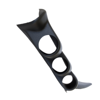 Thumbnail for Autometer 99-06 GMC Sierra/Dmax (w/ speaker) Triple Pillar - Black