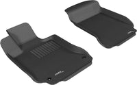 Thumbnail for 3D MAXpider 2008-2014 Mercedes-Benz C-Class W204 Kagu 1st Row Floormat - Black