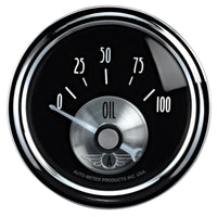 Thumbnail for Autometer Prestige Series 52mm 0-100 PSI Short Sweep Electronic Oil Pressure Gauge