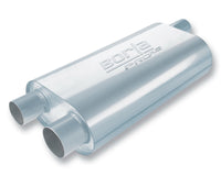 Thumbnail for Borla Universal Oval Transverse Single 3in Inlet/2.5in Outlet 19in x 10.25in x 5.5in Turbo Muffler
