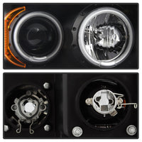 Thumbnail for Spyder Dodge Ram 1500 02-05/Ram 2500 03-05 Projector Headlights LED Halo LED Blk PRO-YD-DR02-HL-BK