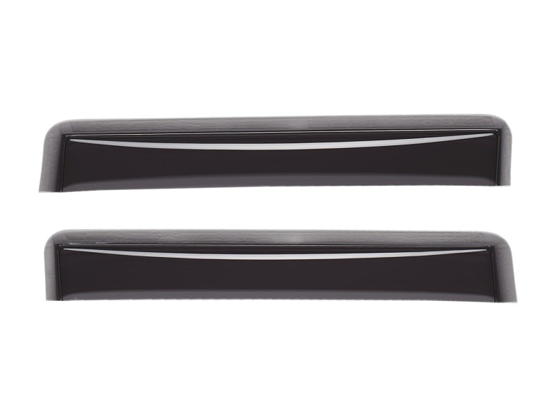 WeatherTech 19-21 Ram 1500 Crew Cab Rear Side Window Deflectors - Dark Smoke