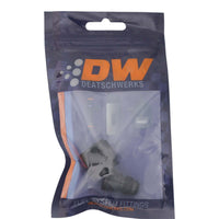 Thumbnail for DeatschWerks 8AN Female Flare to 6AN Male Flare Reducer - Anodized Matte Black