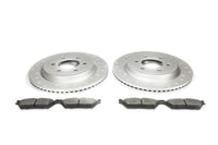 Thumbnail for Alcon 19-20 Raptor/ 18-20 F-150 Rear Pad and Rotor Kit (Use with Stock Calipers) w/ Elect Park Brake