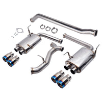 Thumbnail for Injen 15-20 Subaru STI Cat Back Exhaust w/ Quad Titanium Tips