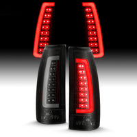 Thumbnail for ANZO 1999-2000 Cadillac Escalade LED Taillights Black Housing Smoke Lens Pair
