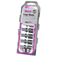 Thumbnail for McGard Hex Lug Nut (Drag Racing Reg. Shank) M12X1.5 / 13/16 Hex / 1.86in. Length (4-Pack) - Chrome