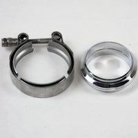 Thumbnail for Granatelli 2.5in Flat Flanges w/V-Band Clamp